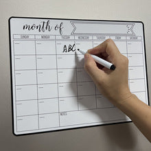 Cross-border TEMU hot-selling magnetic refrigerator stickers erasable refrigerator message board weekly planner writing magnetic whiteboard