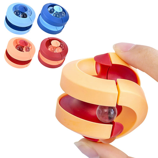 finger decompression ball track magic cube fingertip track gyroscope fun educational toy