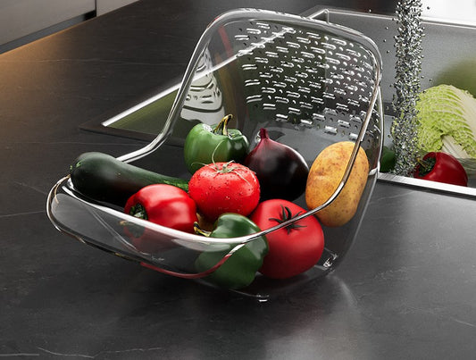 Washing basket , transparent fruit basket drain basket