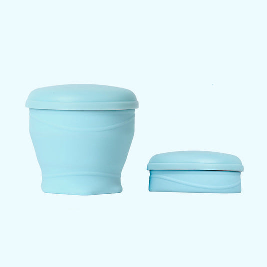 folding cup convenient hand rope folding water cup mini cute hug cup carry-on pocket cup