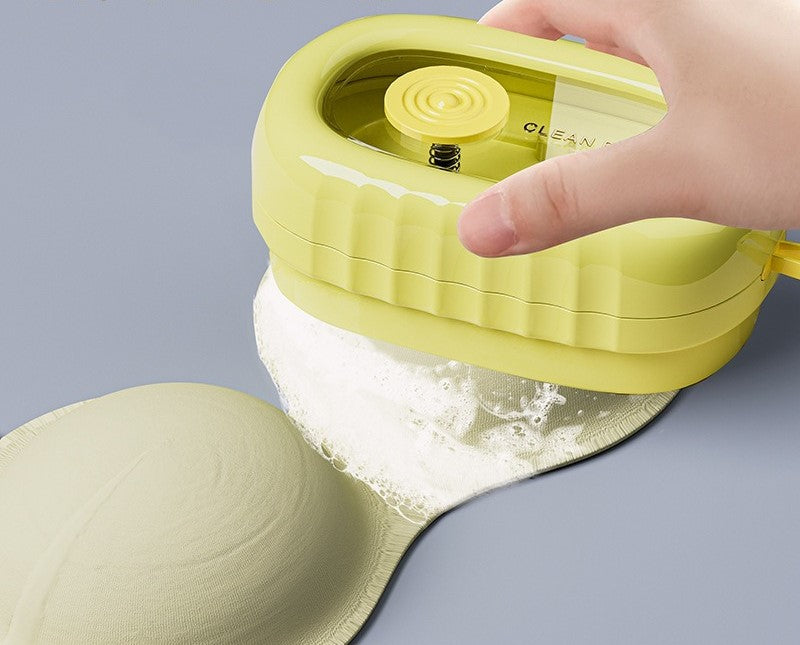 Soft rubber foaming roller laundry detergent underwear underwear cleaning brush press liquid multifunctional laundry brush