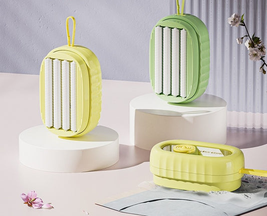 Soft rubber foaming roller laundry detergent underwear underwear cleaning brush press liquid multifunctional laundry brush