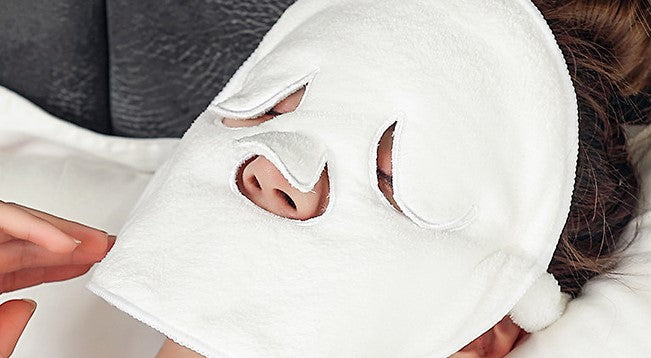 Hot compress towel cold compress facial beauty mask steam Japanese mask towel infusion steam face towel heating hydrating facial