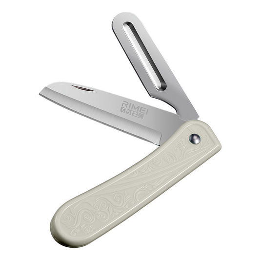 fruit knife multi-function peeling knife vegetable peeling two-in-one folding portable knife