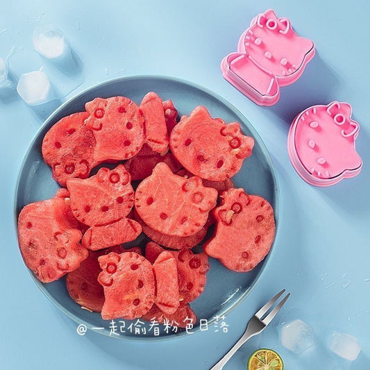 Kitty Cat Mold Food Grade Watermelon Biscuit Mold Household Baking Special DIY Pressing Tool