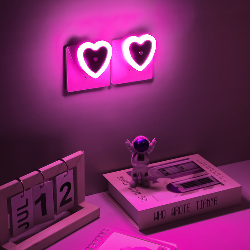0905 Night Light Heart LED