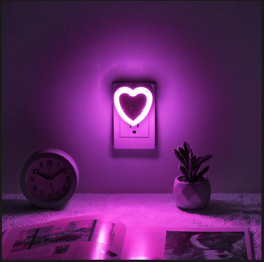 0905 Night Light Heart LED