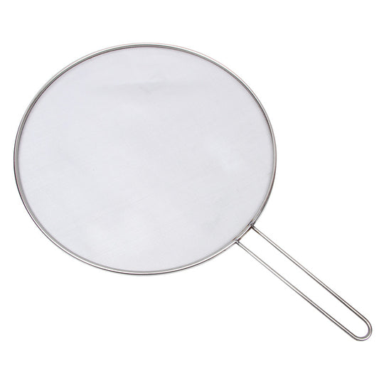 oil cover splash-proof multi-function handle foldable frying basket kitchen tools stainless steel round frying basket