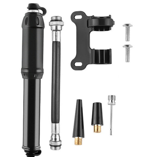 High Pressure Pump Motorcycle Electric Vehicle Mountain Bike Household Mini Portable Basket Bicycle Accessories