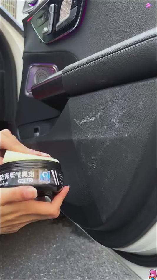 leather cleaning cream and care