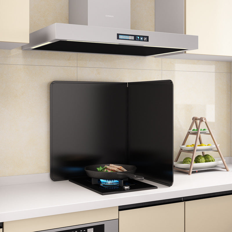 Oil baffle stove
