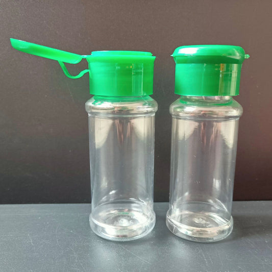 Sprinkler transparent plastic packaging bottle