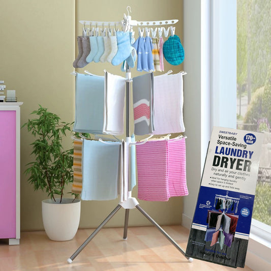Folding drying rack clothes