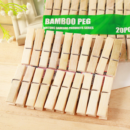 Bamboo pegs