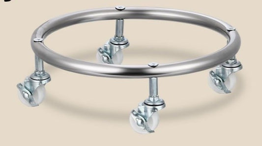 Gas base pulley gas tank bracket gas bottle mobile tray bracket