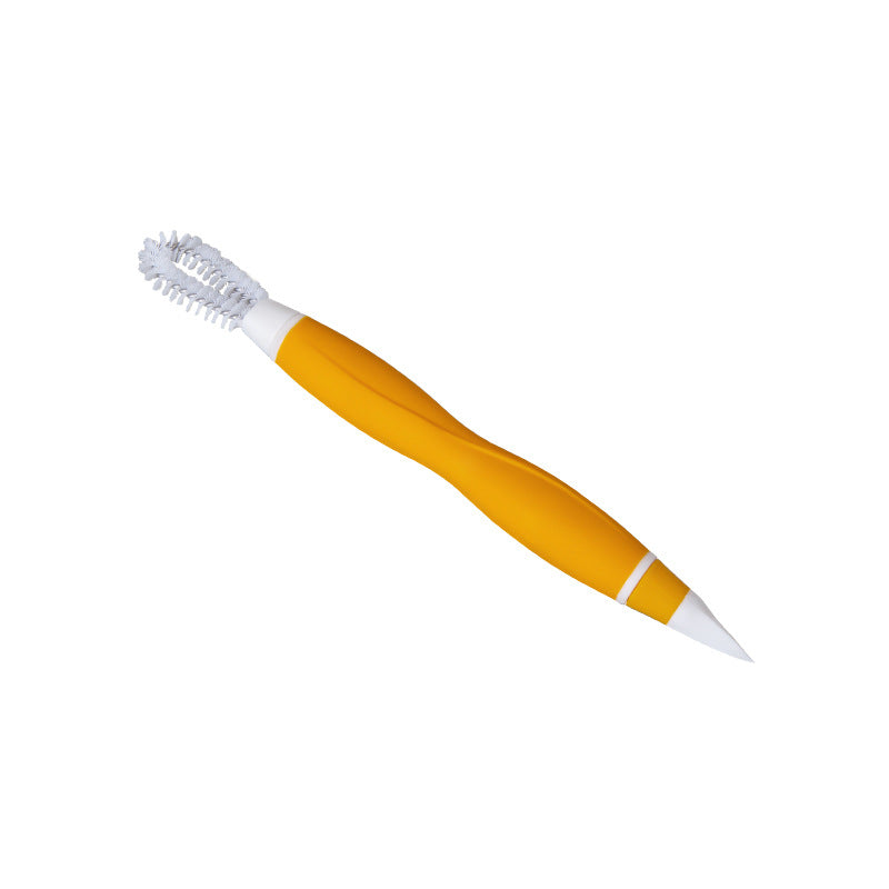 Three-in-one cup cover brush thermos cup multi-function gap cleaning brush cup mouth washing cup bottle brush universal cup brush